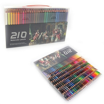 Набір олівців Watercolor QB-05885-210 в наборі 210 штук
