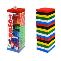 Настільна гра "TOWER MINI" 31064, 54 бруска, кубик