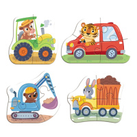 Дитячий пазл 4 в 1 "Baby puzzle. Транспорт" 300685 набір 4 в 1