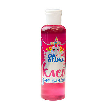 Клей для слайму "Mi-mi Slimi" 71729(Pink) рожевий, 200 мл