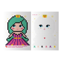 Дитяча розмальовка "PIXEL Activity Book для дівчаток" РМ-84-01