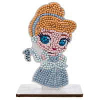 Набір для творчості зі стразами "Попелюшка" Crystal Art CAFGR-DNY004 на підставці