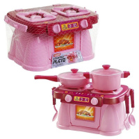 Ігровий набір Кухонна плита "Cooking Plate with Dishes" 71825, 7 предметів