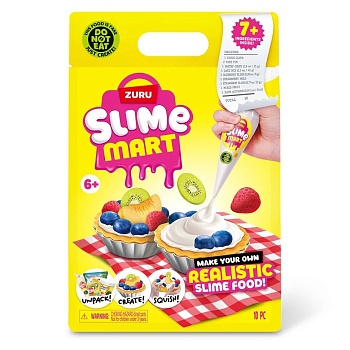 Ігровий набір зі слаймами "Фруктовий тарт" Slime Mart 15901E серії "Shopping Bag"