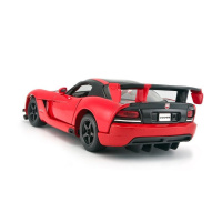 Автомодель - DODGE VIPER SRT10 ACR  (ассорті помаранч-чорн металік, червоно-чорн металік, 1:24)