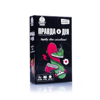 Карткова гра "Правда або дія" VT5903-02, 50 карток, гральний кубик