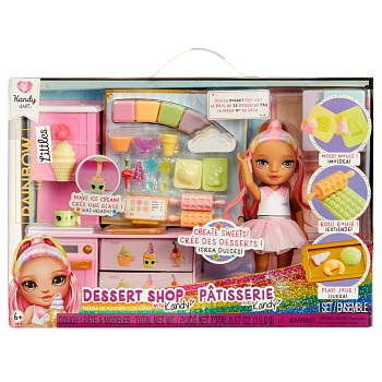 Ігровий набір із лялькою серії "Littles" Кондитерська Кенді Rainbow High 522058