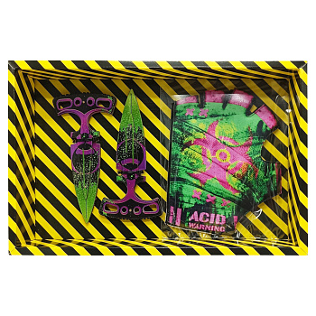 Сувенірні ножі дерев'яні набір BOX "TOXIC daggers" TDAG-B