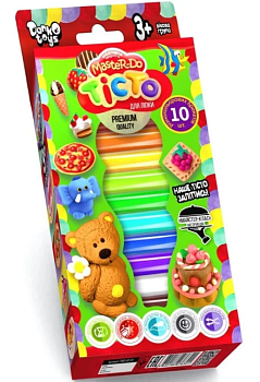 Комплект творчості Тісто для ліплення "Master Do" Danko Toys TMD-02-02 10 кольорів УКР