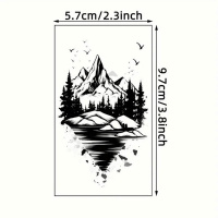 Набір дитячих тимчасових тату "Чорні міні №3" black-tattoo-mini-set-3-3, 30 штук по 9,5*5,5 см