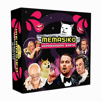 Настільна гра з мемами "Memasiko. Нерафіновані жарти" PLR-0024