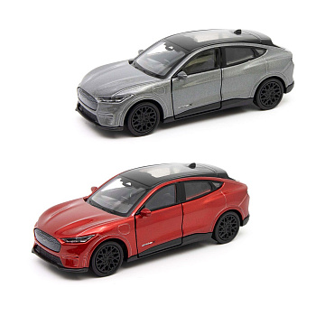 Автомодель - FORD MUSTANG MACH-E GT 2023 (червоний, сріблясто-сірий)