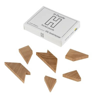 Набір дерев'яних головоломок "Wooden mini puzzle set #2" set2en 6 штук