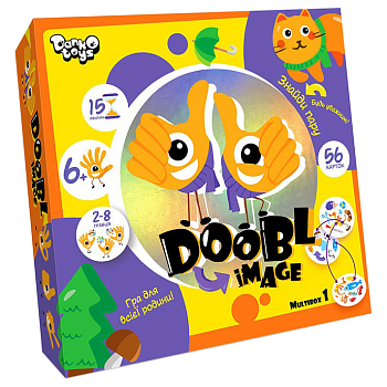 Розважальна настільна гра "Doobl Image" DBI-01-01U укр. мовою