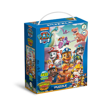 Пазл дитячий "Paw Patrol Dino Rescue" 200525, 48 елементів