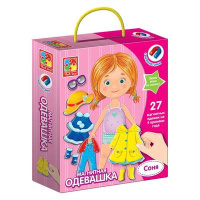 Магнітна гра одягалка "Соня" VT3702-07, 34 елементи одягу