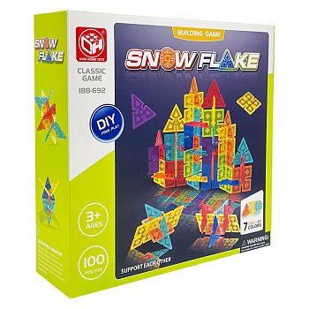 Дитячий набір конструктора "Snow Flake" 188-692, 100 деталей