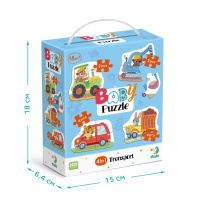 Дитячий пазл 4 в 1 "Baby puzzle. Транспорт" 300685 набір 4 в 1