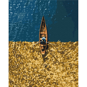 Картина за номерами "Озеро Світязь" ©Roksolana Baran BS53752, 40х50 см