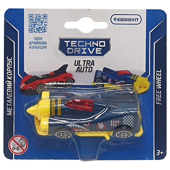 Ігрова міні-машинка Ultra Auto 250321W-11 металевий корпус