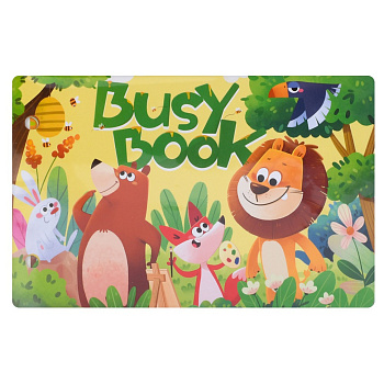 М'яка розвиваюча іграшка-книжечка "Busybook" 557-581-583-1