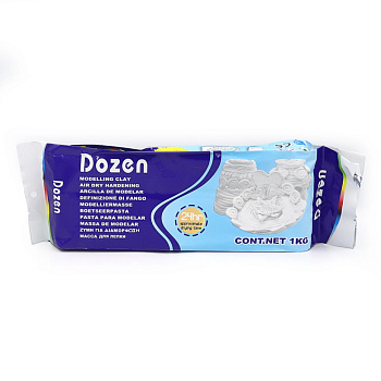 Маса для для ліплення "Dozen" DSCN0668 білий, 1 кілограм