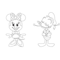 Розмальовка "Гра з кольором. Міккі Маус" 1426005 Disney Маля, 12 сторінок