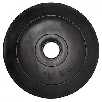 Диск гантельний композитний в пластиковій оболонці Rock Pro NE-PL-D-10 10 кг