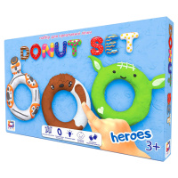Набір для креативного ліплення TM Moon Light Clay Donut Set HEROES легкий стрибаючий пластилін - РУС 70089