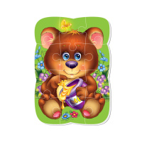 Магнітні пазли Малюк зможе "Ведмедик" Vladi Toys VT3301-04 А5, Укр
