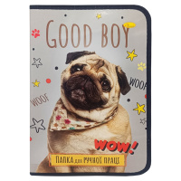 Папка для ручної праці на блискавці А4 "Good Boy Wow!" АП-1002-2 