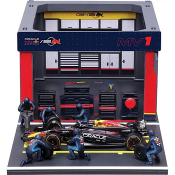 Ігровий набір Формула-1 "Pit Pass Oracle red bull racing" Bburago 18-38453 (#1)