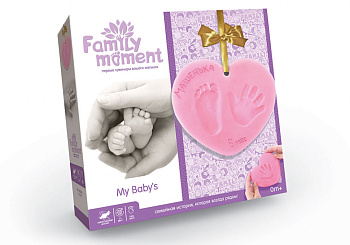 Набір для створення зліпка ручки або ніжки "Family Moment" FMM-01-02 рожевий