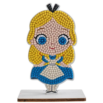 Набір для творчості зі стразами "Аліса" Crystal Art CAFGR-DNY012 на підставці