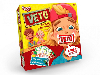 Дитяча настільна розважальна гра "VETO" VETO-01-01U укр. мовою