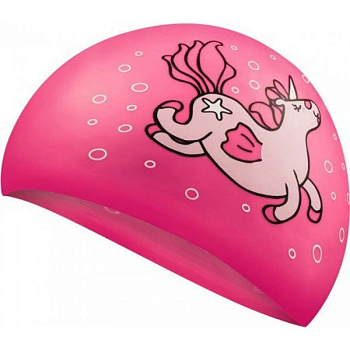Шапка для плавання "Kiddie Unicorn" 6880 Aqua Speed ​​142-Unicorn, рожевий, OSFM