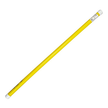 Палиця гімнастична тренувальна 24275(Yellow) довжина 60 см, d 27 мм