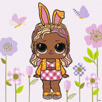 Картина за номерами "L.O.L. Surprise! HipHop4Lyfe BossBunny" KHO1103, 40х40 см 