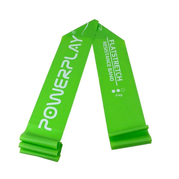 Стрічка еспандер PowerPlay PP_4112_Green_Medium зелений, на 9 кг