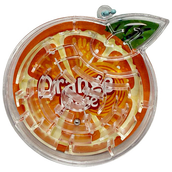 Дитяча головоломка лабіринт "Orange maze" 2347(Orange) розмір 7х1х9 см