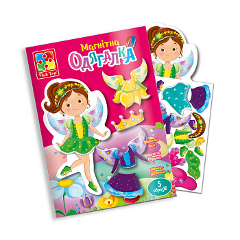 Магнітна гра для дітей "Фея" у папці Vladi Toys VT3204-28 (укр)
