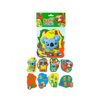 Пазли максі з грою Малюк Зможе «Тварини. Іграшки» Vladi Toys VT1722-23 Укр 