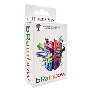 Карткова гра bRainbow FGS64, 60 карток, українською мовою